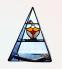 органайзер для хранения "стеклянная пирамида"