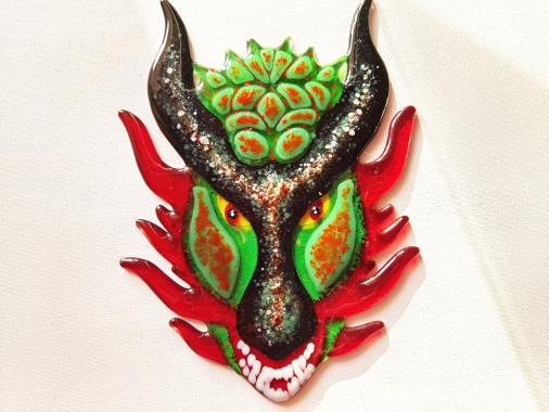 Интерьерное украшение "Красный дракон"